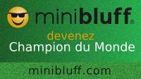 Corentin joue au Minibluff